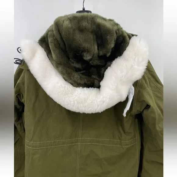 COACH Oversized Military Icon Parka Removable Linen and hoody Size 48 $1400